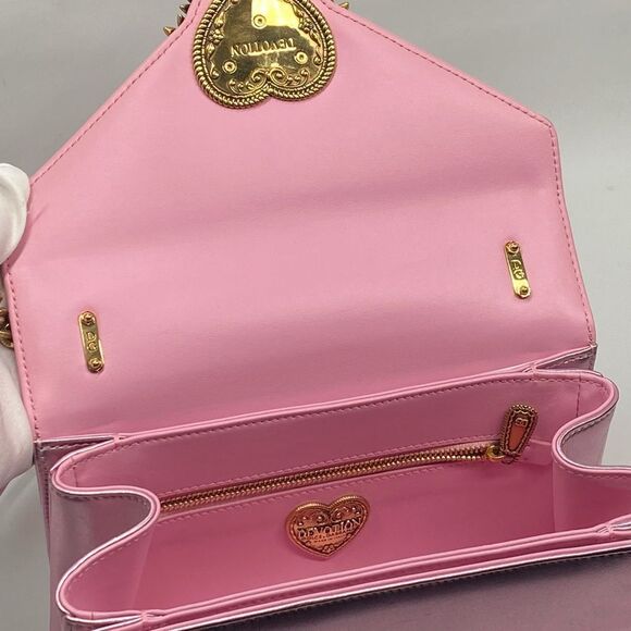 Dolce & Gabbana Devotion metallic leather shoulder bag - Picture 13 of 16